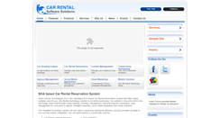 Desktop Screenshot of carrentalsoftware.travelcarma.com