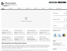 Tablet Screenshot of excursionsoftware.travelcarma.com